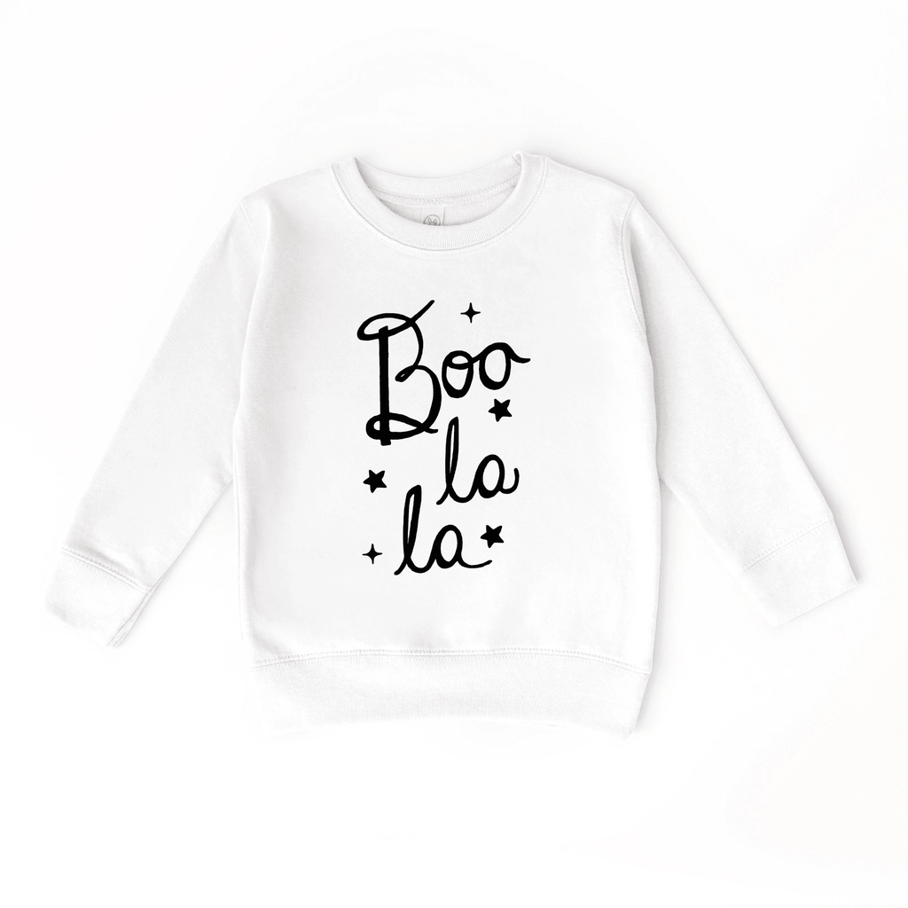 Boo La La toddler and youth Sweatshirt, Halloween collection by Benny and Ray Apparel