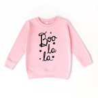 Boo La La toddler and youth Sweatshirt, Halloween collection by Benny and Ray Apparel