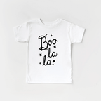Boo La La toddler and youth tee shirt, Halloween collection by Benny and Ray Apparel