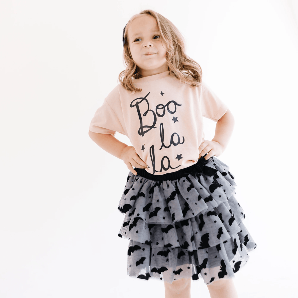 Boo La La toddler and youth tee shirt, Halloween collection by Benny and Ray Apparel