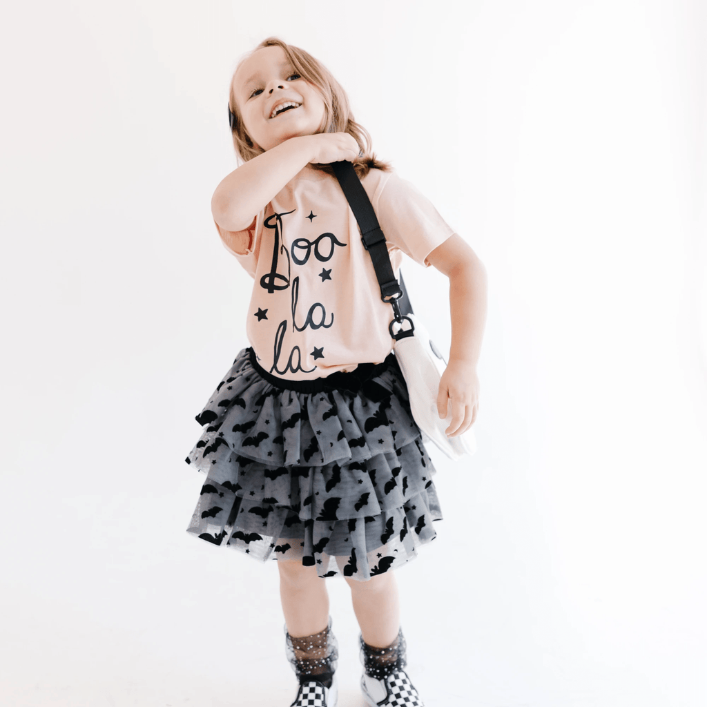 Boo La La toddler and youth tee shirt, Halloween collection by Benny and Ray Apparel