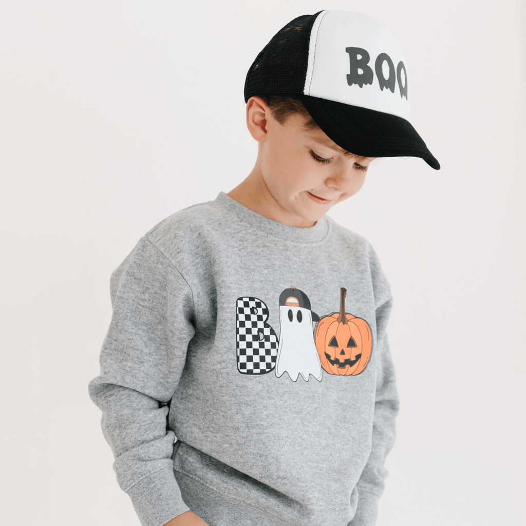Boo to You toddler and youth Sweatshirt, Halloween collection by Benny and Ray Apparel