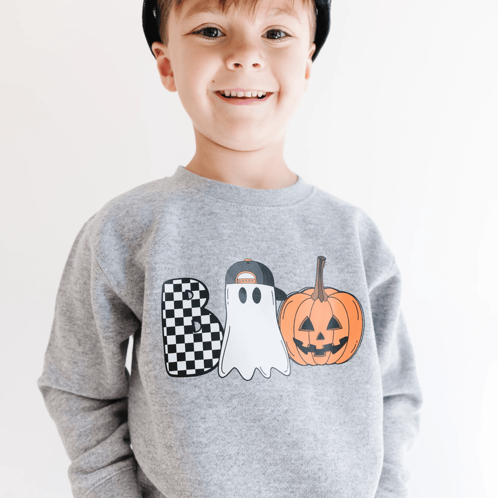 Boo to You toddler and youth Sweatshirt, Halloween collection by Benny and Ray Apparel