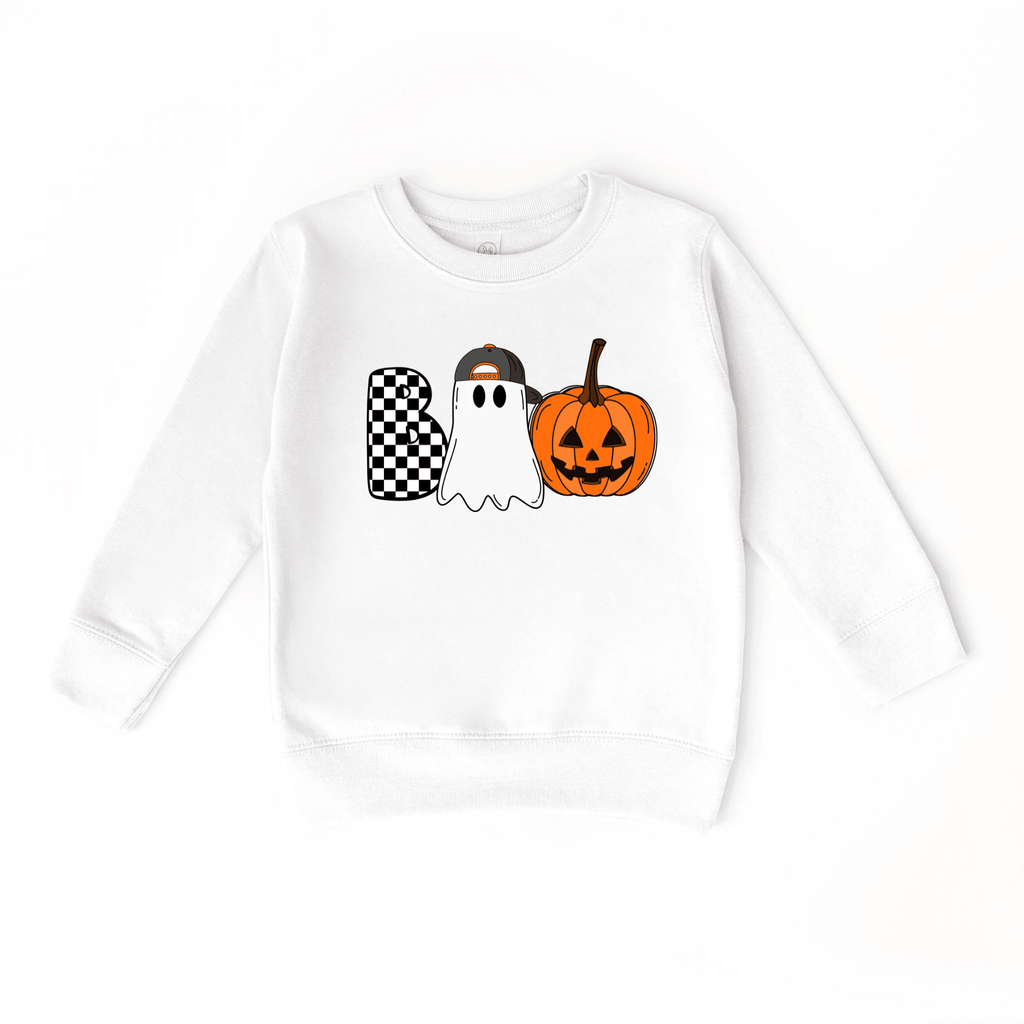 Boo to You toddler and youth Sweatshirt, Halloween collection by Benny and Ray Apparel