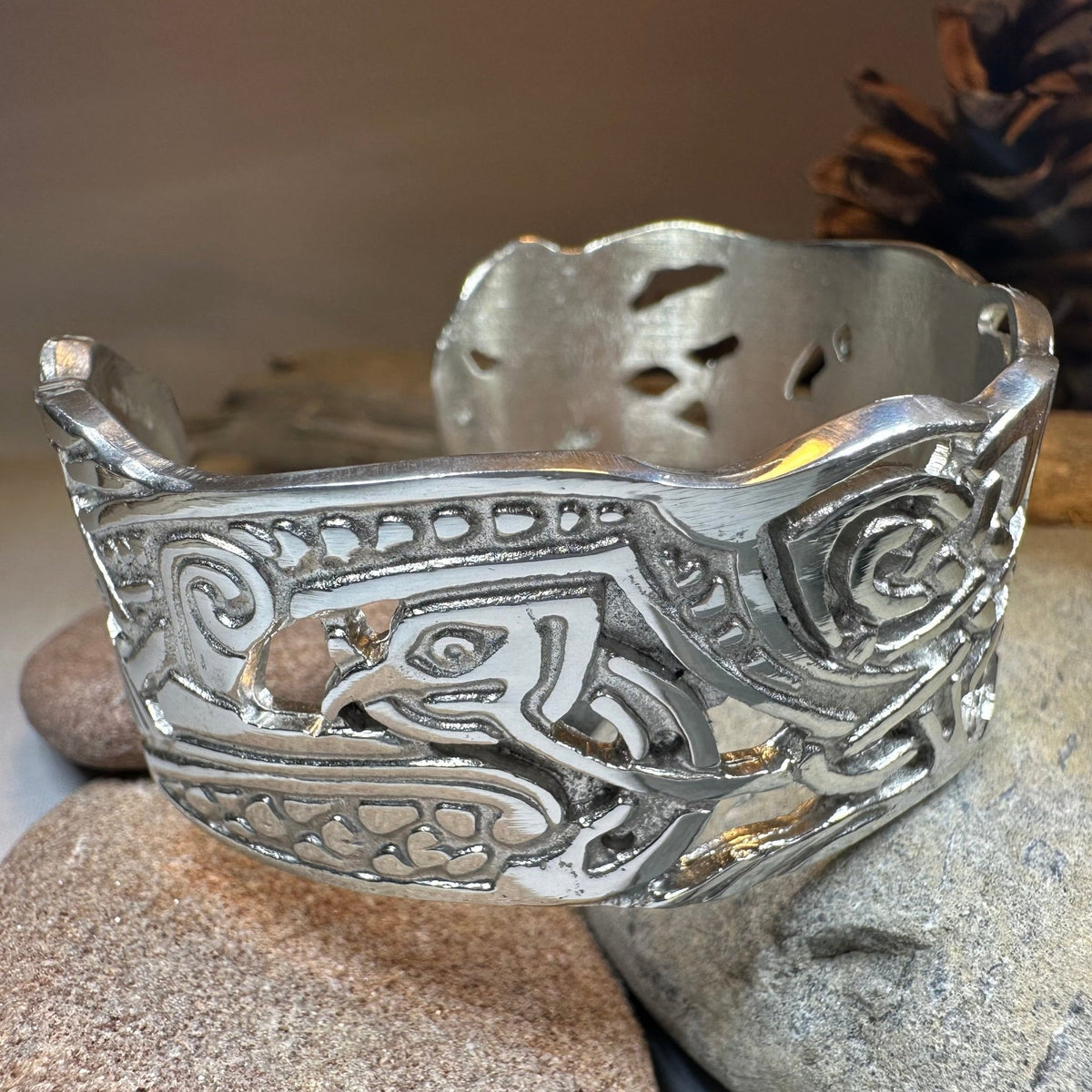 Book of Kells Celtic Knot Cuff Bracelet - Handmade in Scotland Cuff Bracelet La Vie Bien Book of Kells Celtic Knot Cuff Bracelet - Handmade in Scotland