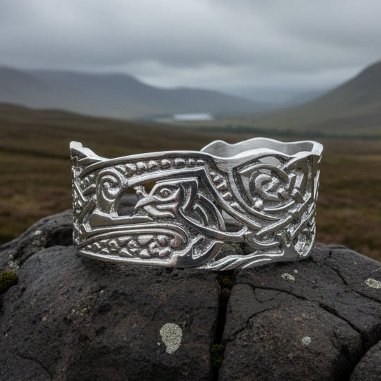 Book of Kells Celtic Knot Cuff Bracelet - Handmade in Scotland Cuff Bracelet La Vie Bien Book of Kells Celtic Knot Cuff Bracelet - Handmade in Scotland