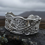 Book of Kells Celtic Knot Cuff Bracelet - Handmade in Scotland Cuff Bracelet La Vie Bien Book of Kells Celtic Knot Cuff Bracelet - Handmade in Scotland