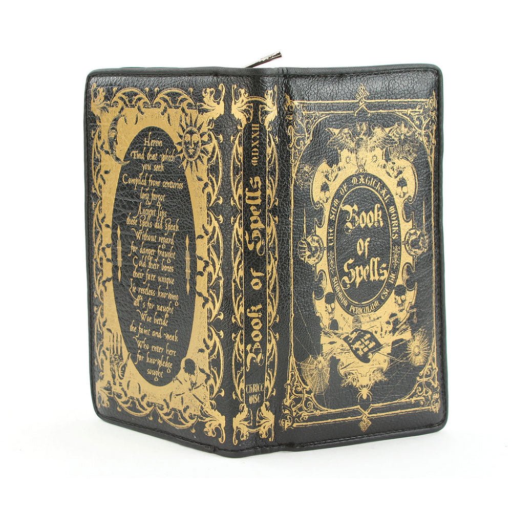 Book Of Spells Wallet Wristlet wallet La Vie Bien Book Of Spells Wallet Wristlet