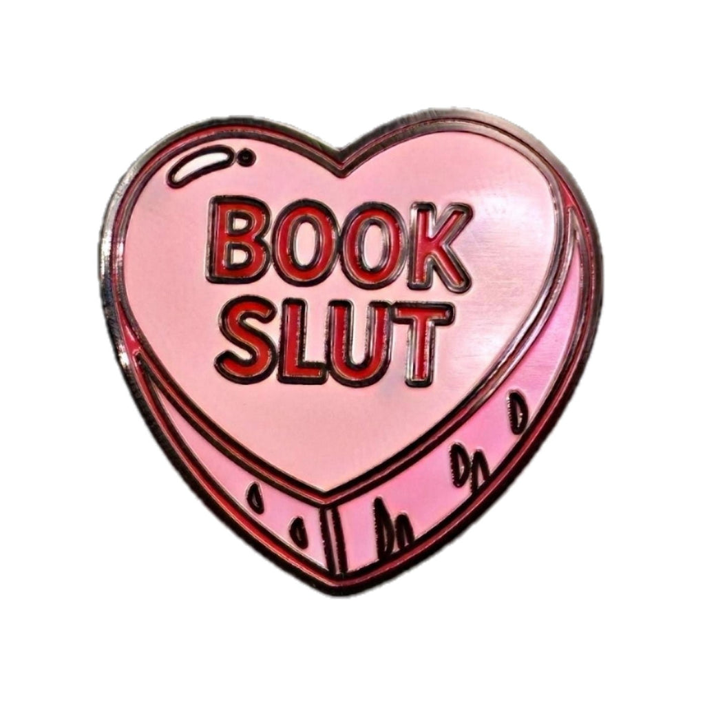 Book Slut Enamel Pin Enamel Pin La Vie Bien Book Slut Enamel Pin