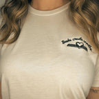 Books Create Empathy Embroidered Classic Tee by Kind Cotton