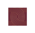 Bordeaux - Maroon Chain Link Cocktail Paper Napkins by Harlow & Grey