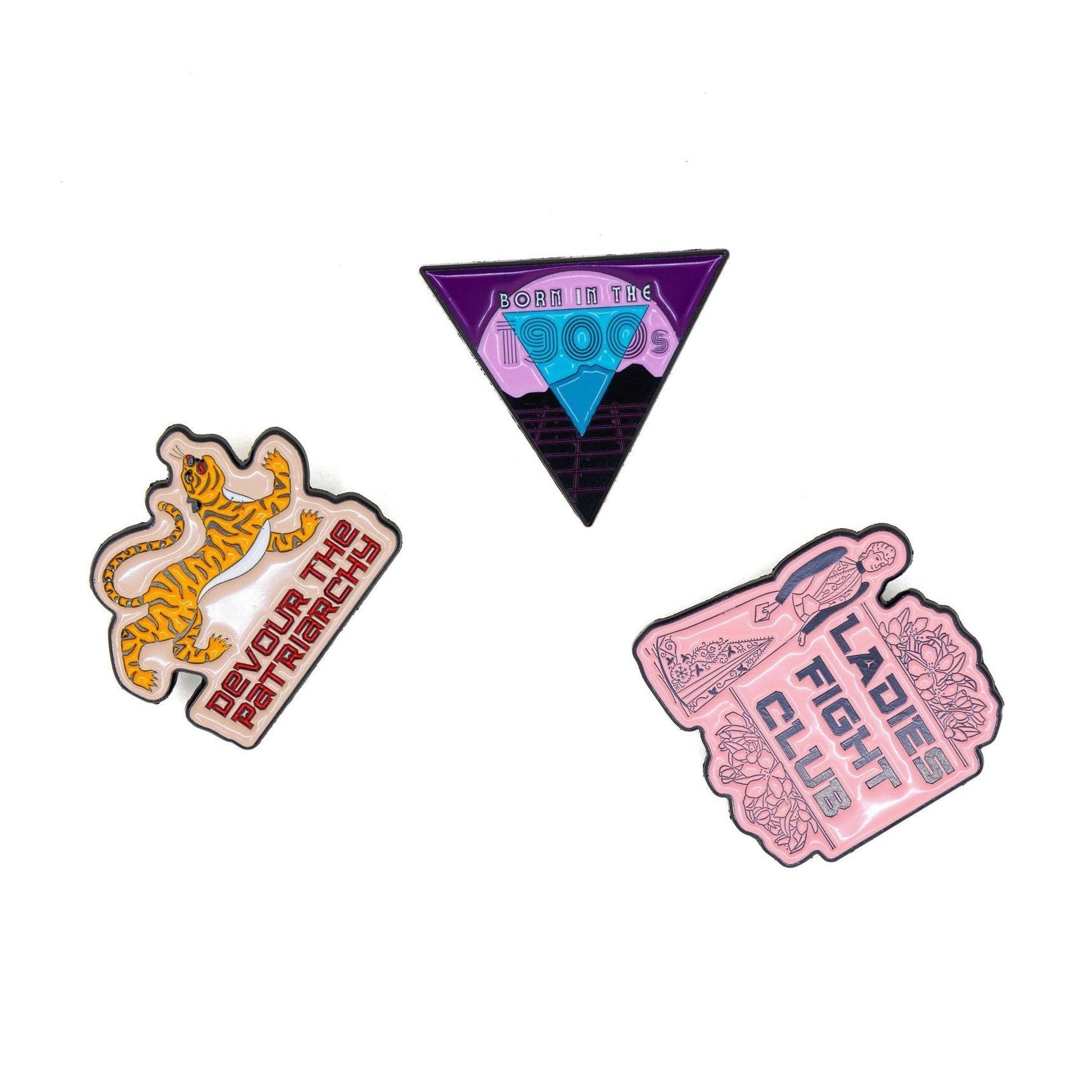 Born in the 1900s Enamel Pin - '80s Vibes Millennial Brooches & Lapel Pins La Vie Bien Born in the 1900s Enamel Pin - '80s Vibes Millennial