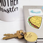 BORN THIS WAY Keychain Keychains La Vie Bien BORN THIS WAY Keychain