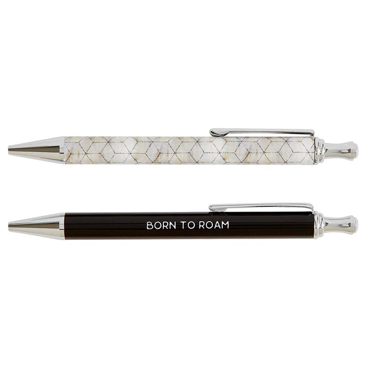 Born to Roam Pen Set | Set of 2 Giftable Pens in Box | Refillable by The Bullish Store