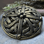 Borre Viking Brooch - Bronze Historical Reproduction Pin Brooch La Vie Bien Borre Viking Brooch - Bronze Historical Reproduction Pin
