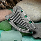 Boru Celtic Harp Brooch - Irish Jewelry Brooch La Vie Bien Boru Celtic Harp Brooch - Irish Jewelry
