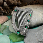 Boru Celtic Harp Brooch - Irish Jewelry Brooch La Vie Bien Boru Celtic Harp Brooch - Irish Jewelry