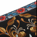 Botanica Embroidered Wristlet with PomPoms - Thailand Bags La Vie Bien Botanica Embroidered Wristlet with PomPoms - Thailand