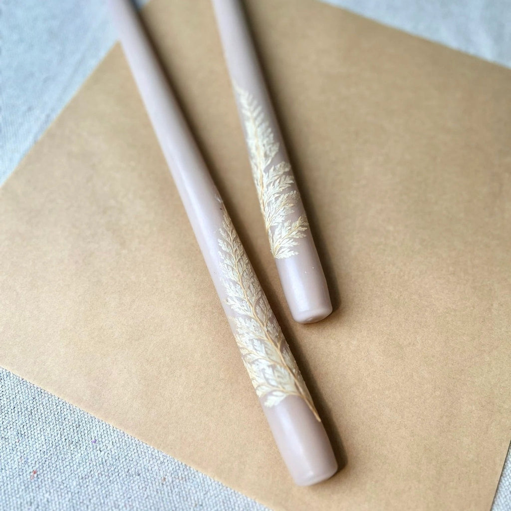 Botanical Taper Candles