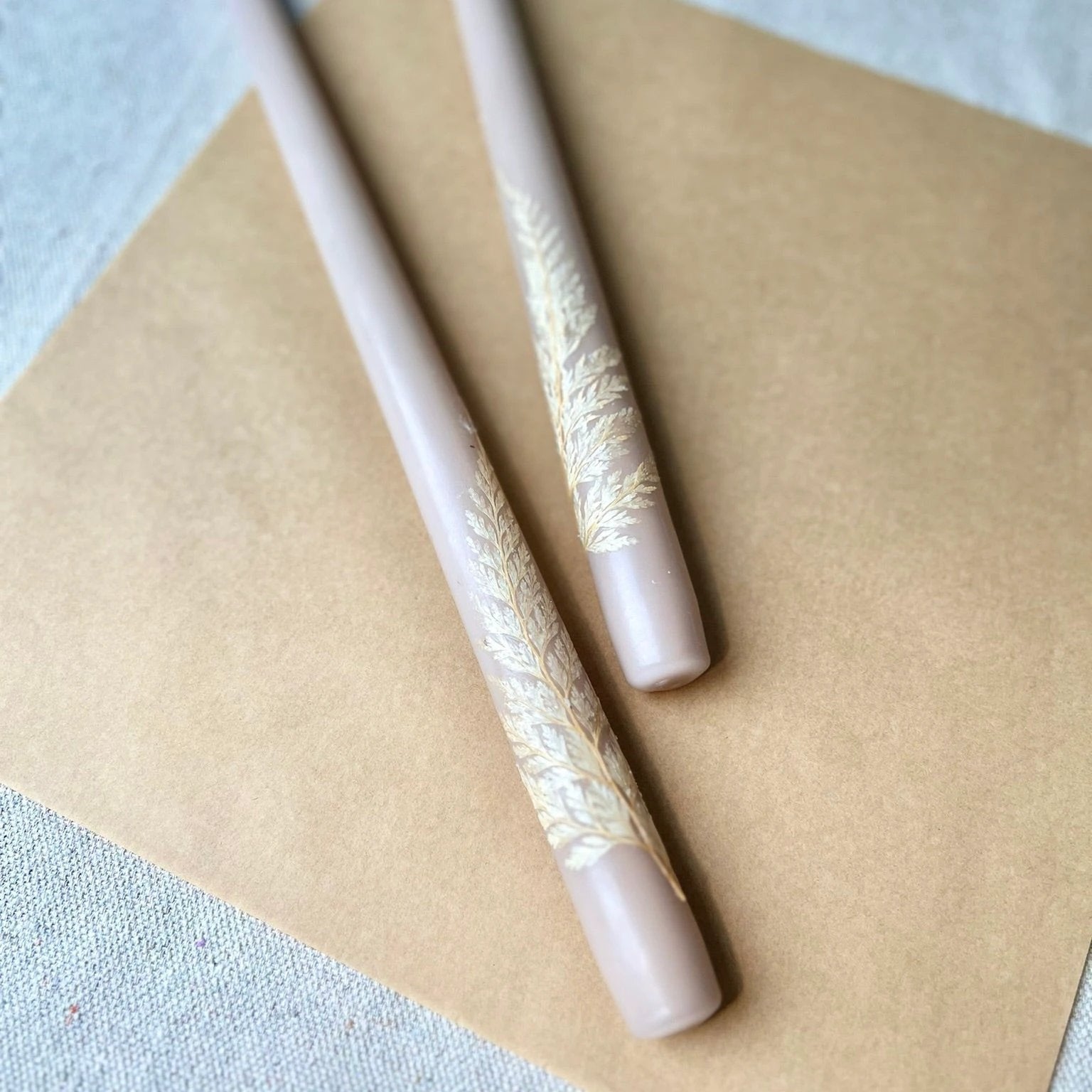 Botanical Taper Candles