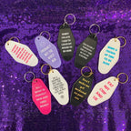 Bought This Gay Keychain With My Gay Money Motel Style Keychain in White by The Bullish Store