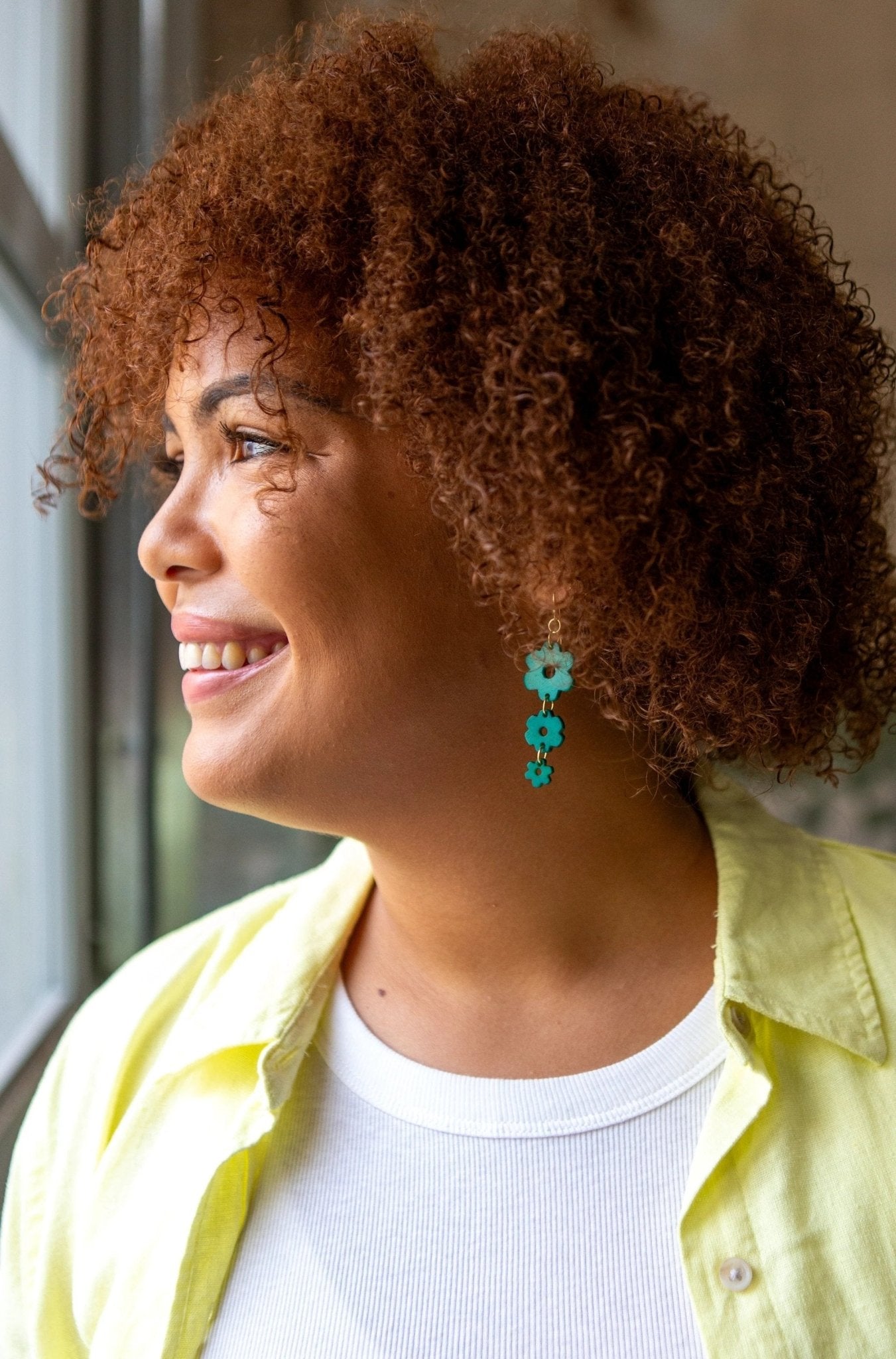 Bouquet Bone Earrings by Fair Anita