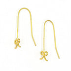 Bow Drop Earrings by Fair Anita