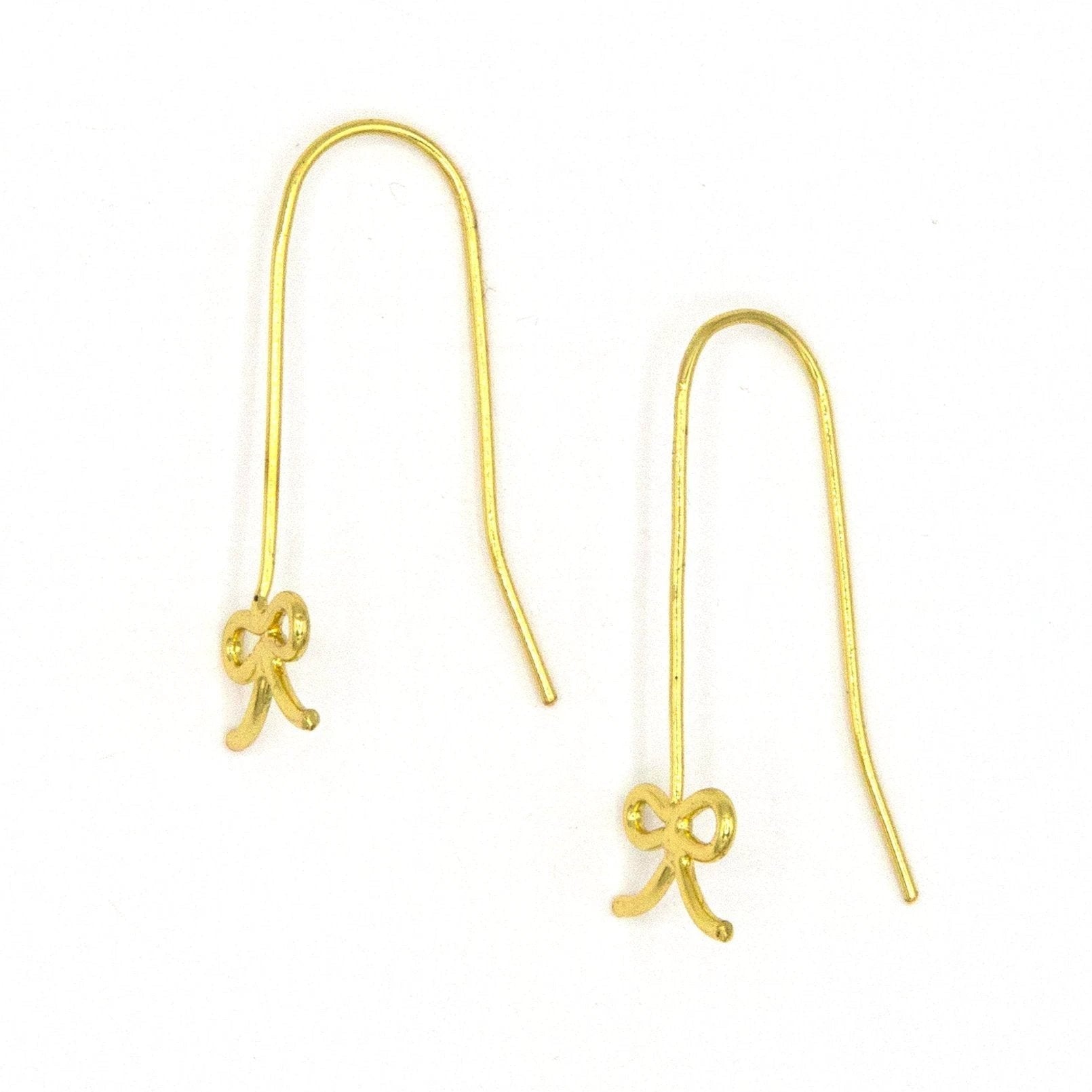 Bow Drop Earrings by Fair Anita