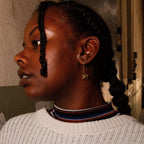 Bow Drop Earrings by Fair Anita