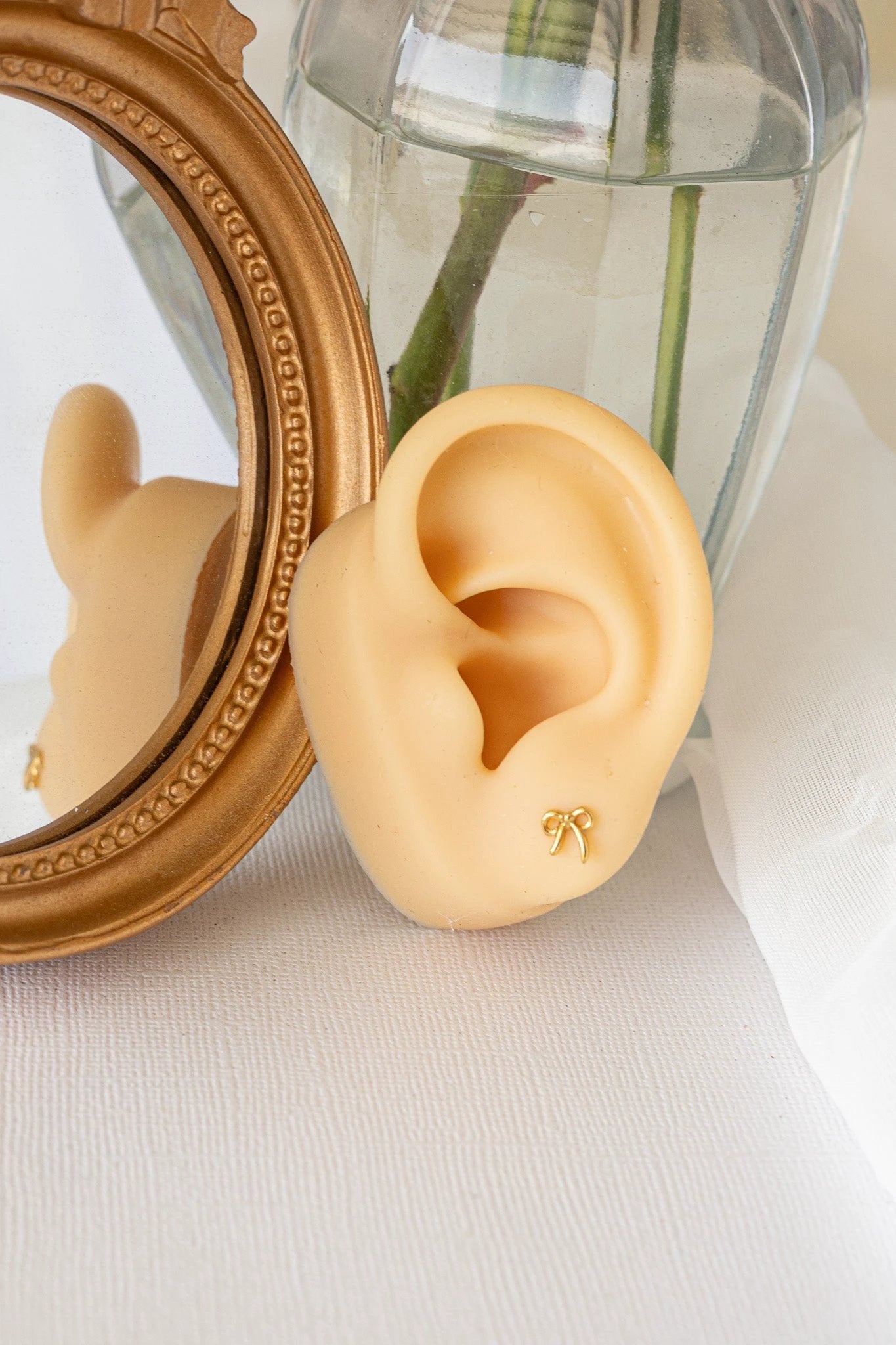Bow Flat Back Stud 2.0 by Rose & Clay