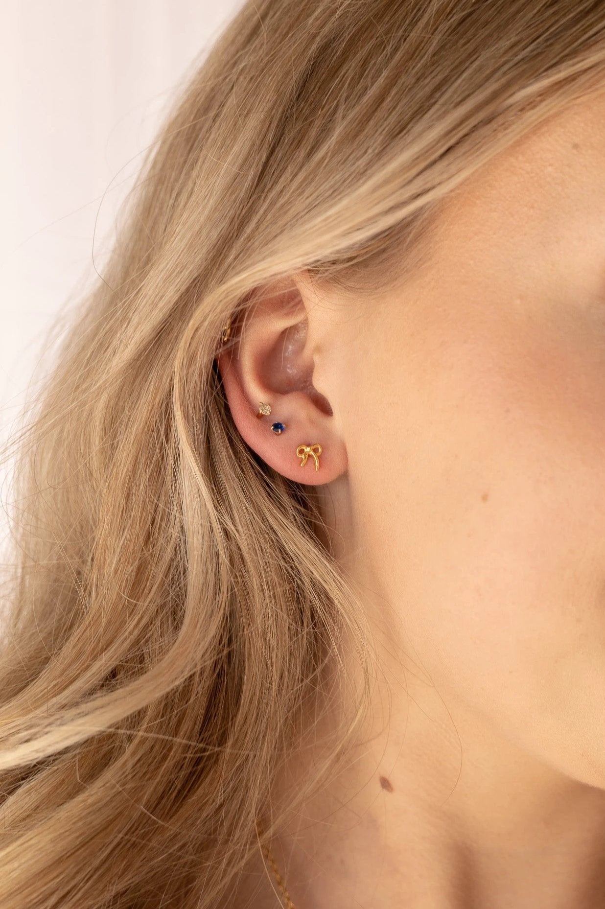 Bow Flat Back Stud 2.0 by Rose & Clay