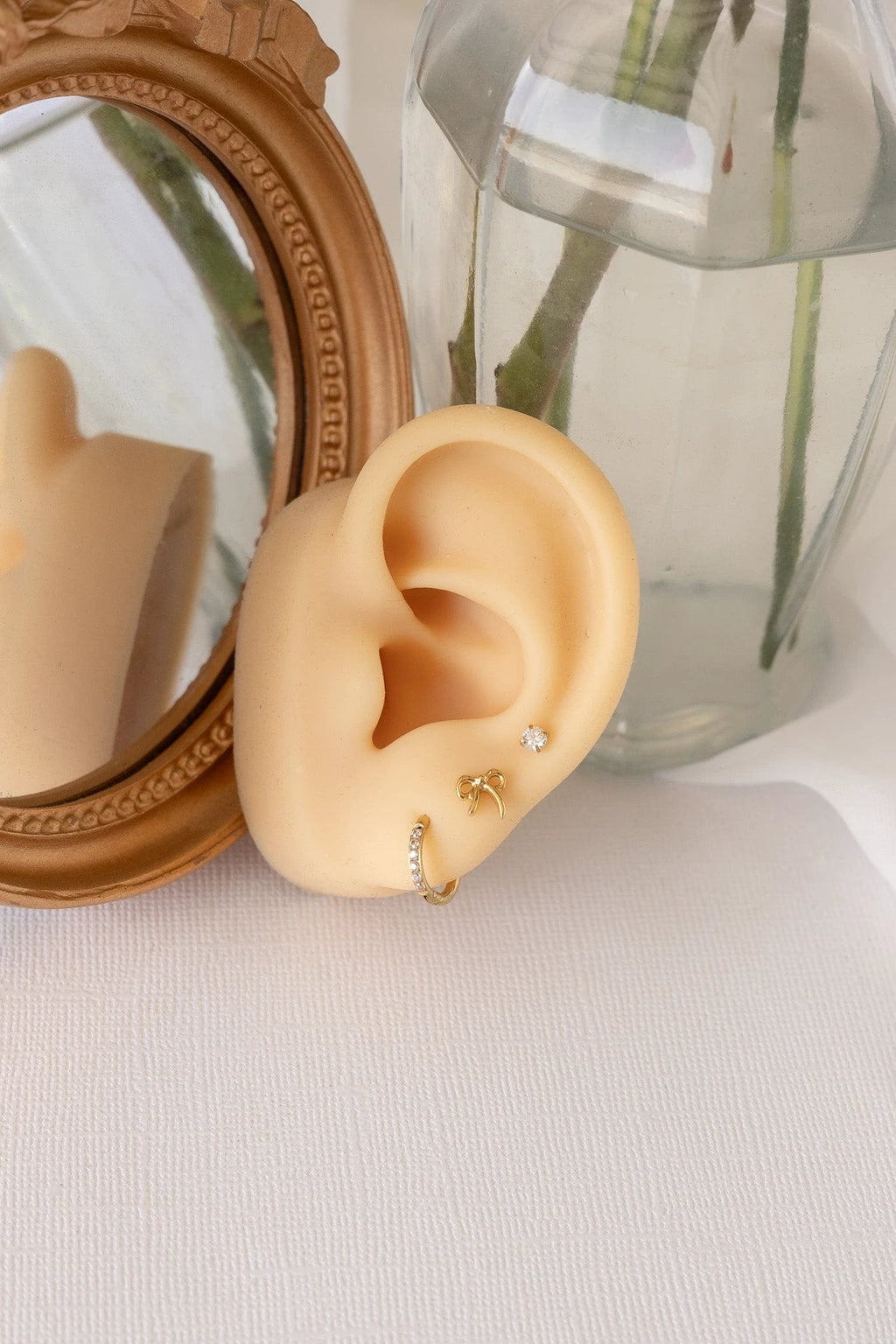 Bow Flat Back Stud 2.0 by Rose & Clay