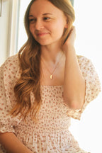 Bow Pendant Necklace by Rose & Clay