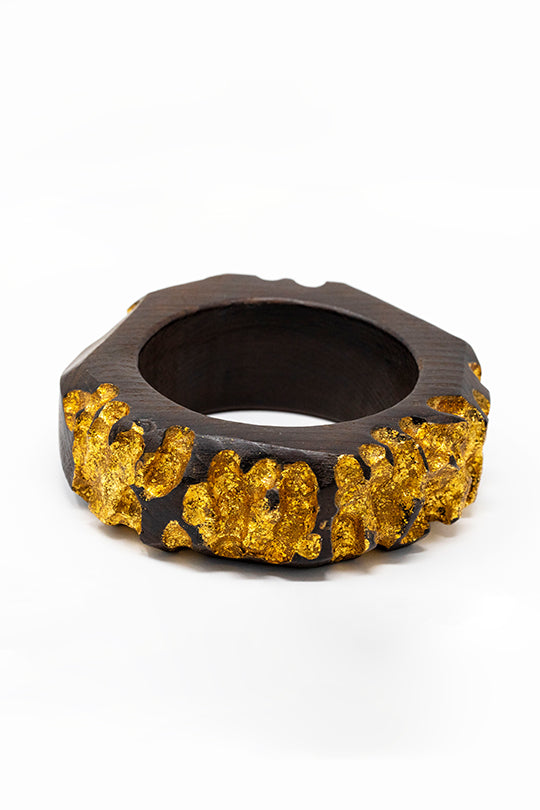 Golden Wood Bracelet