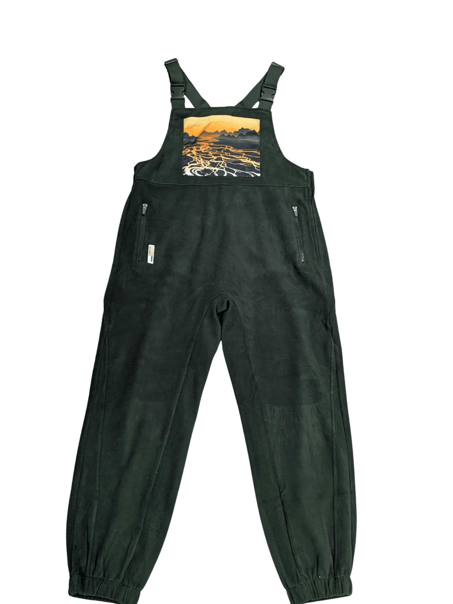 Braided River Fleece Overalls by wearswoop.com