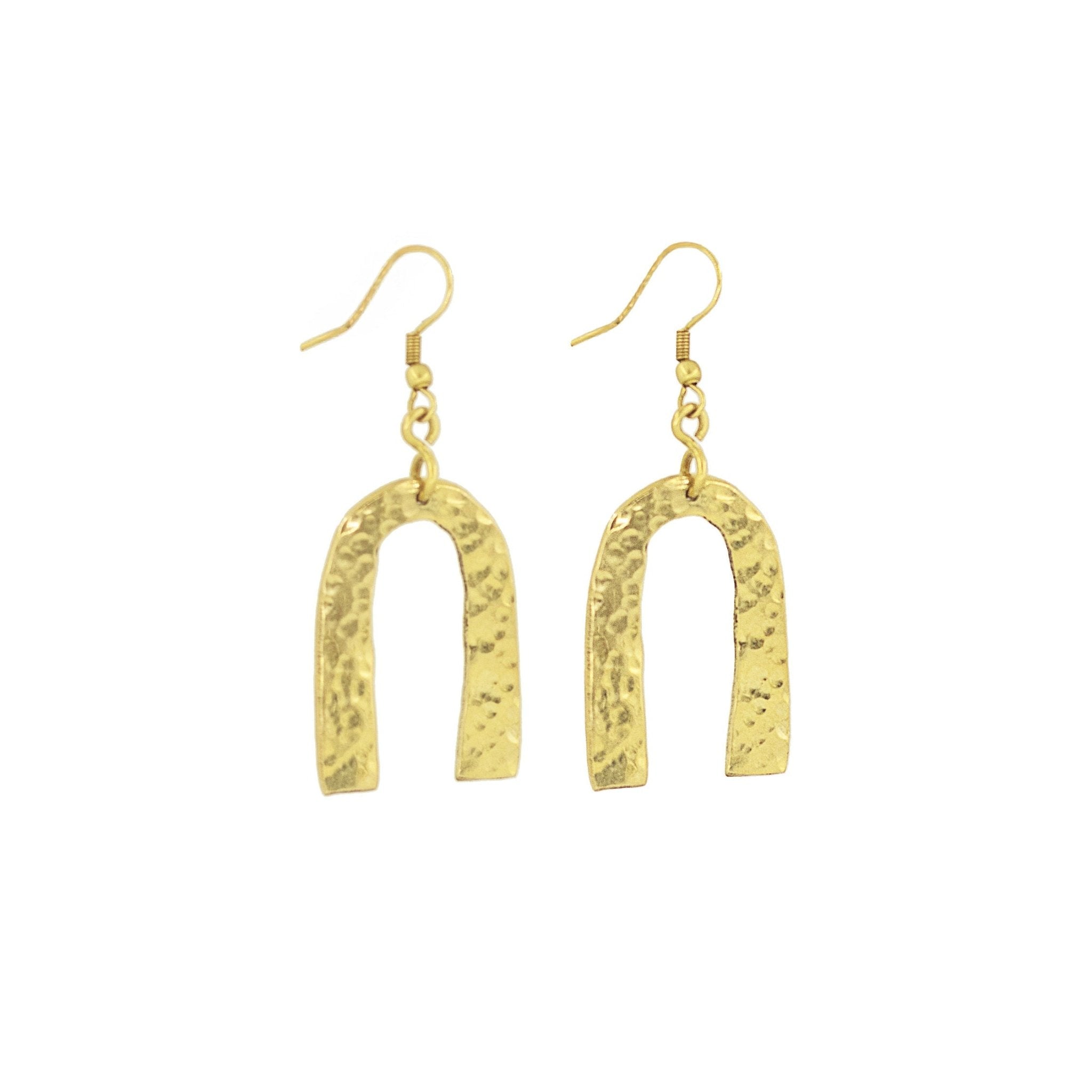Brass Arch Brass Earrings for Women - Bundi Earrings La Vie Bien Brass Arch Brass Earrings for Women - Bundi