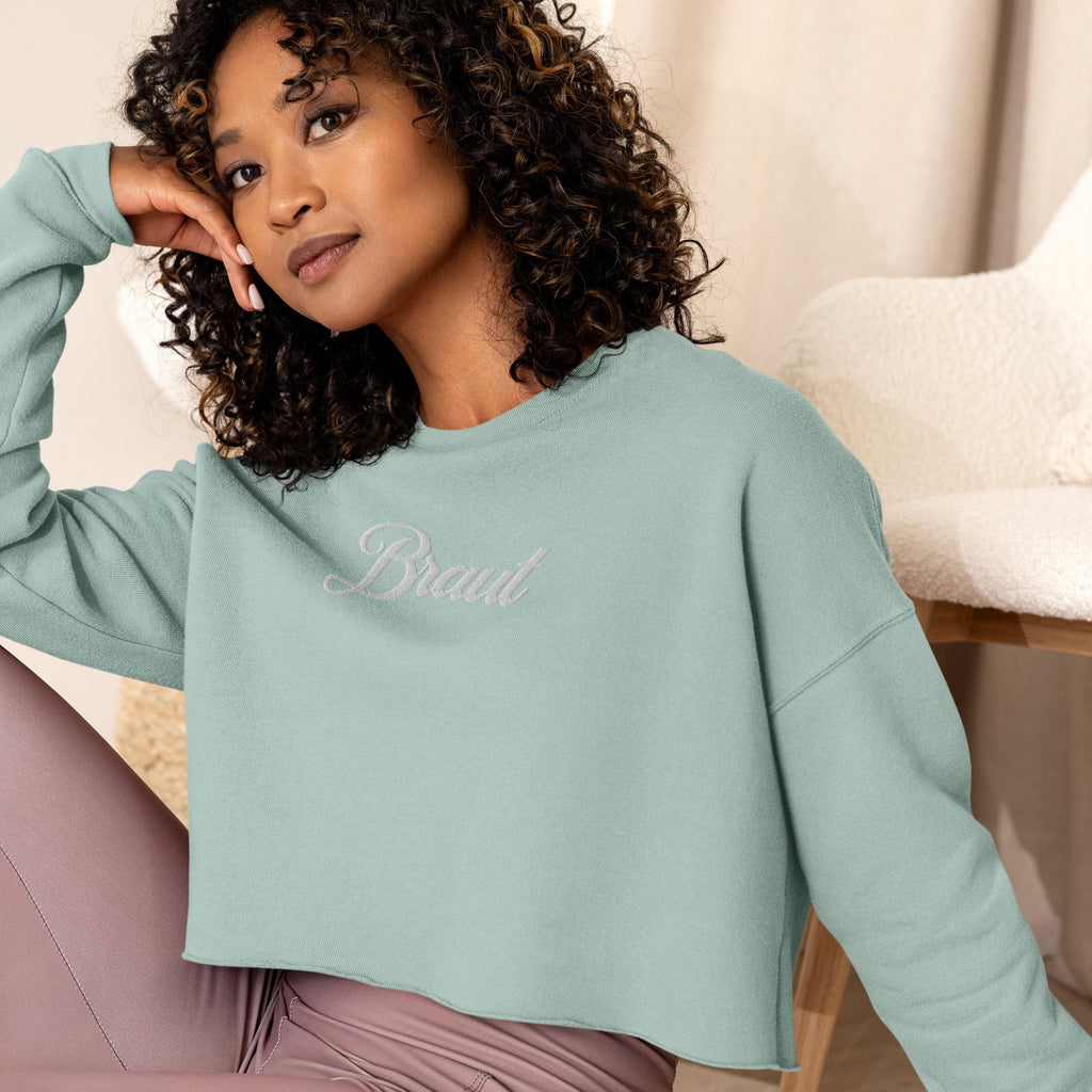 Braut (bride) Crop Sweatshirt