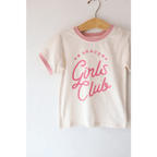 Brave Girls Club Ringer T-shirt by Polished Prints