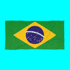 BRAZIL Flag Beach Towel | Quality & Long Lasting - 2 Sizes | Brazilian Pride | Gift for Brazilians Home Decor La Vie Bien BRAZIL Flag Beach Towel | Quality & Long Lasting - 2 Sizes | Brazilian Pride | Gift for Brazilians