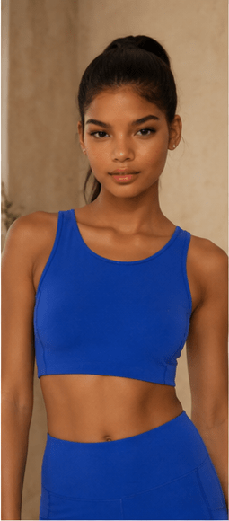 Breathe Easy Cut-Out Back Sports Bra – Lycra® Blend Clothing La Vie Bien Breathe Easy Cut-Out Back Sports Bra – Lycra® Blend
