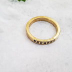 BREATHE Gold Plated Band Ring Finger Rings La Vie Bien BREATHE Gold Plated Band Ring