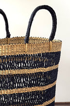 Breezy Tote - Natural & Black La Vie Bien Breezy Tote - Natural & Black