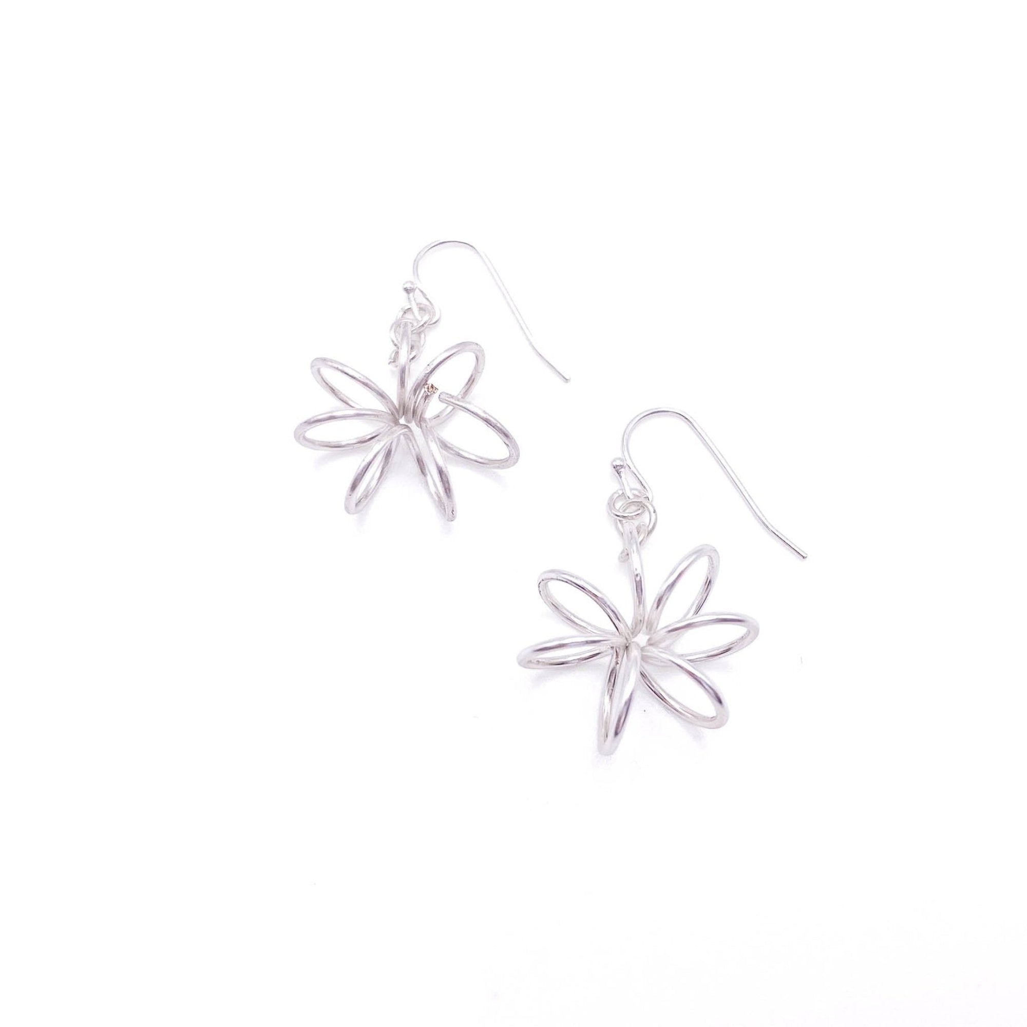 Brickhouse silver earrings