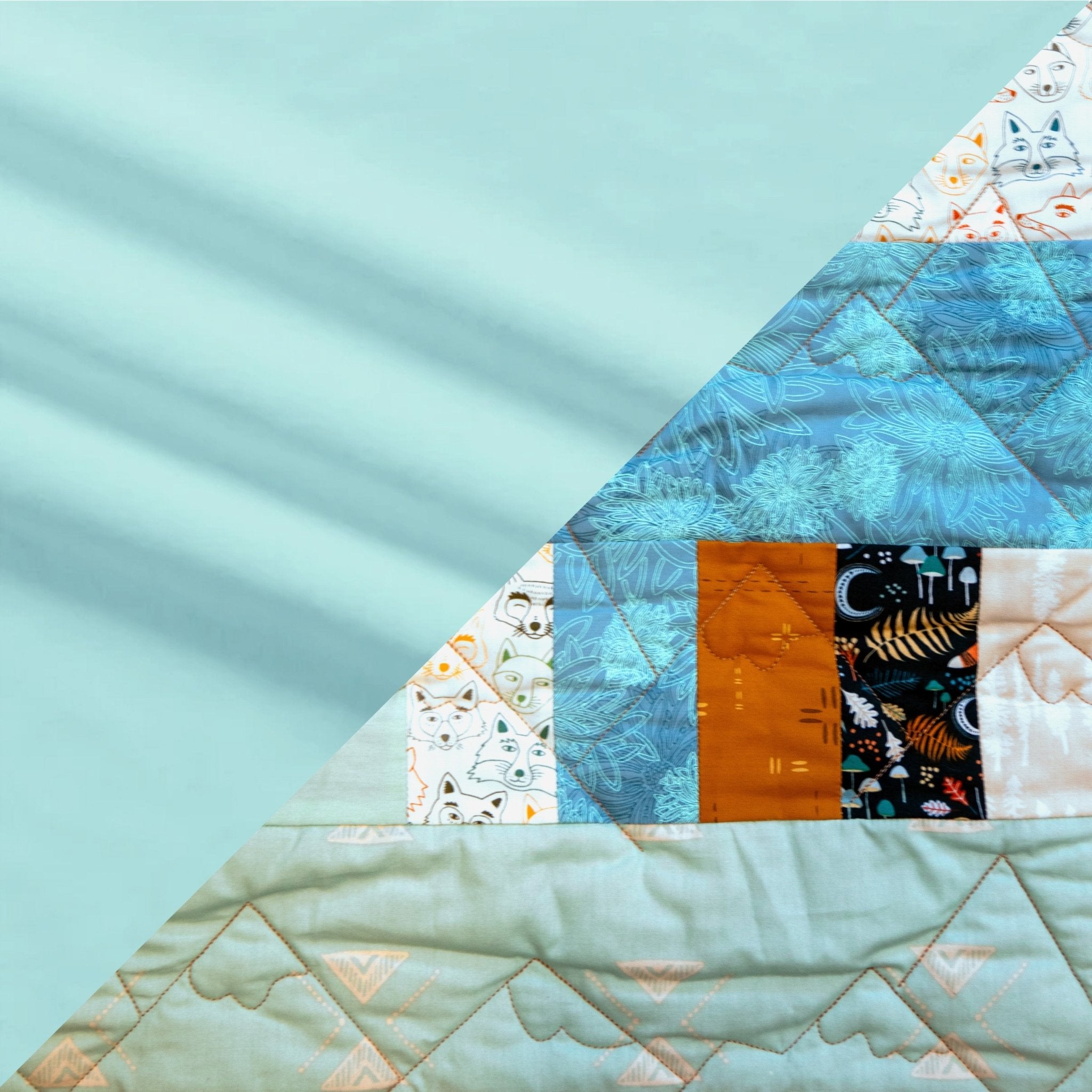 Bricks and Beams Quilt Kit - Timberline Quilt Kit La Vie Bien Bricks and Beams Quilt Kit - Timberline