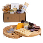 Brie Cheese Board with Gourmet Gift Pack Core La Vie Bien Brie Cheese Board with Gourmet Gift Pack