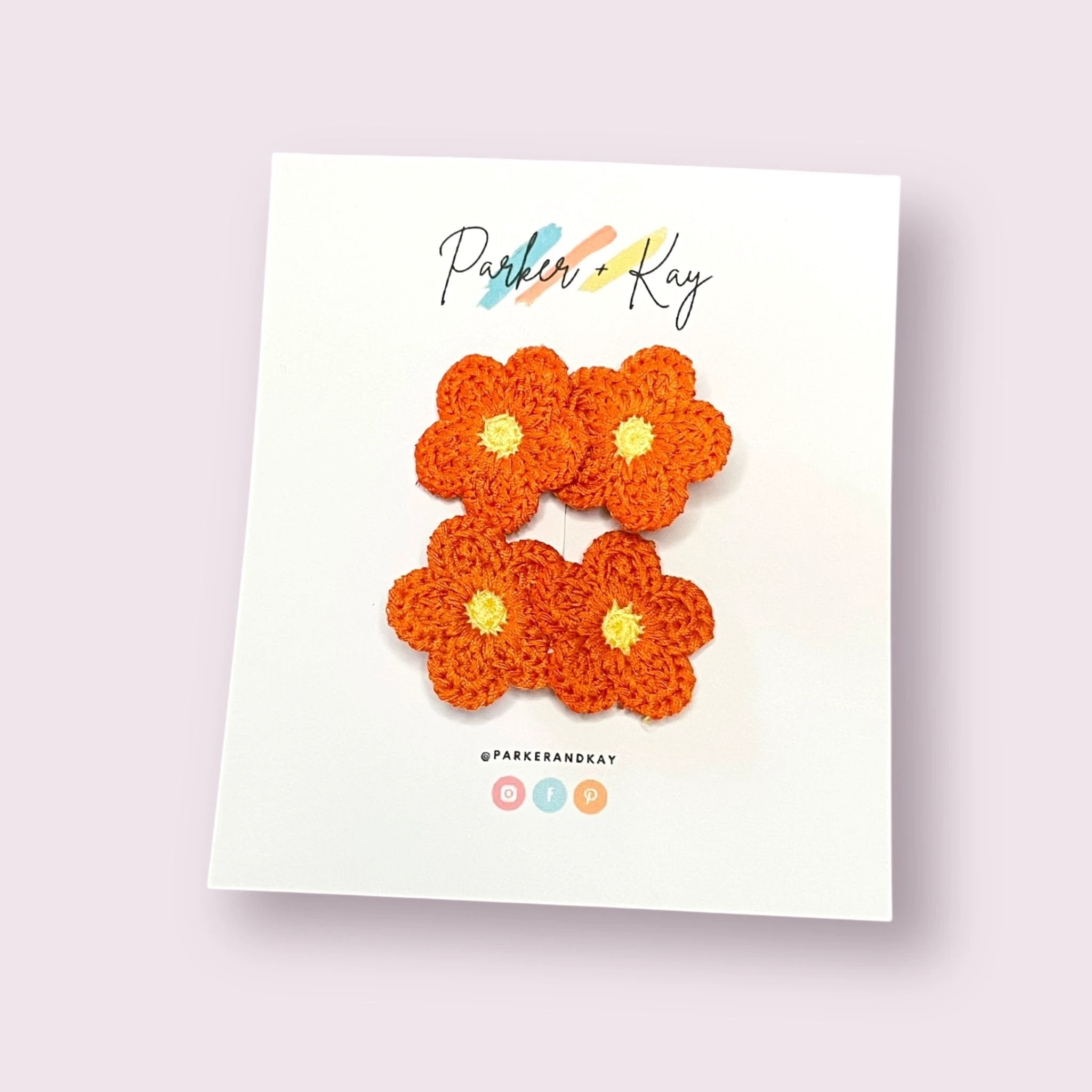 Bright Blooms Hair Clips by Parker + Kay Creative