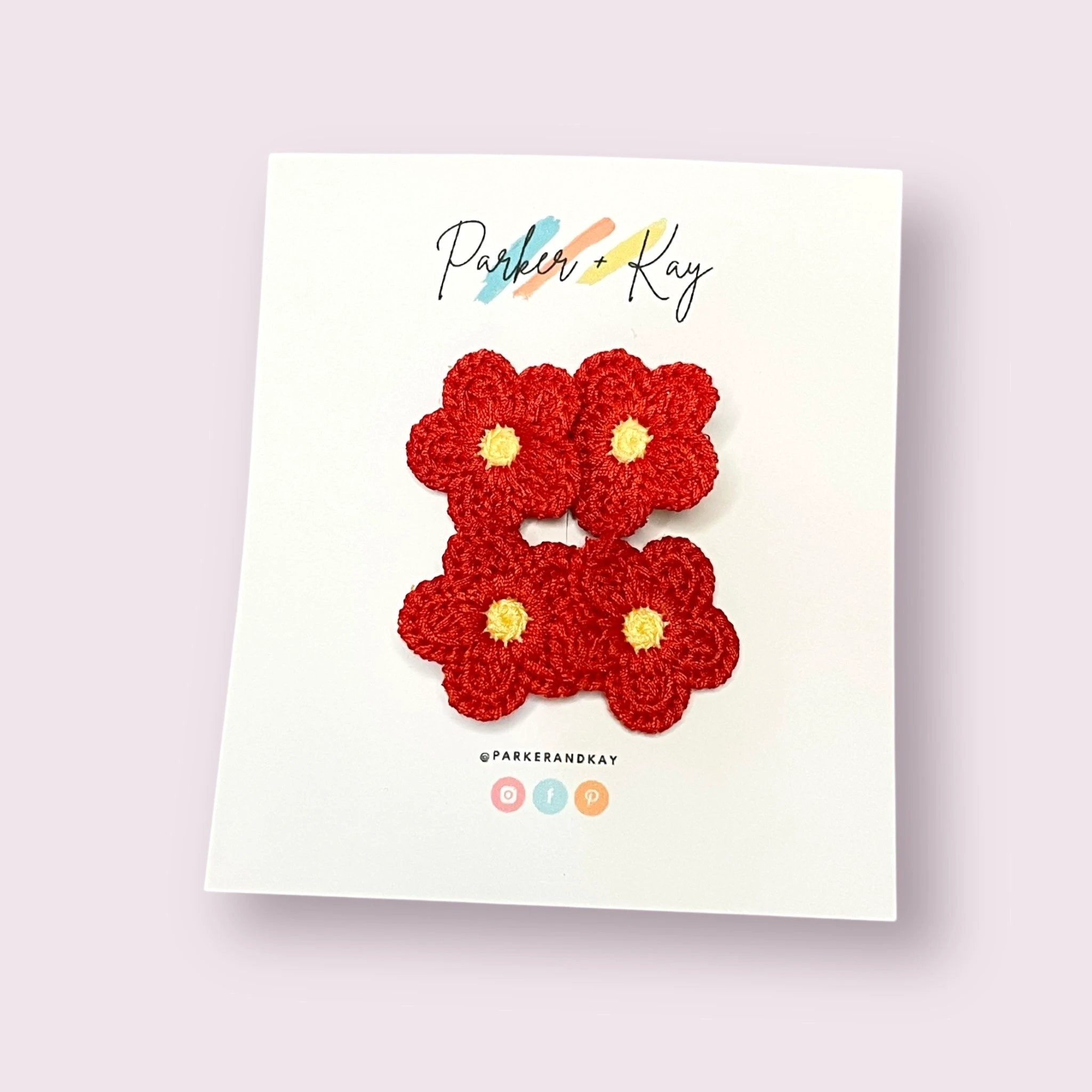 Bright Blooms Hair Clips by Parker + Kay Creative