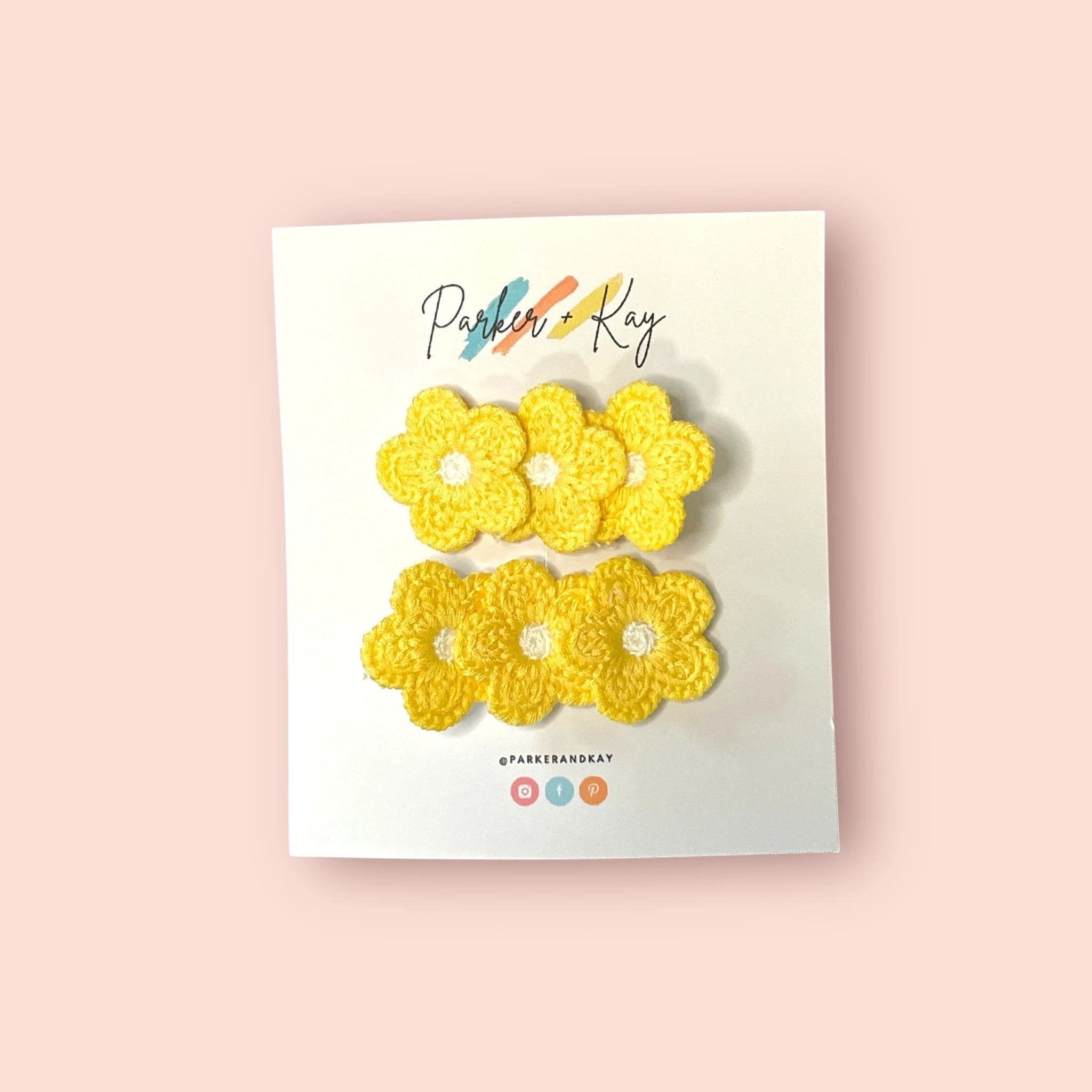 Bright Blooms Hair Clips by Parker + Kay Creative