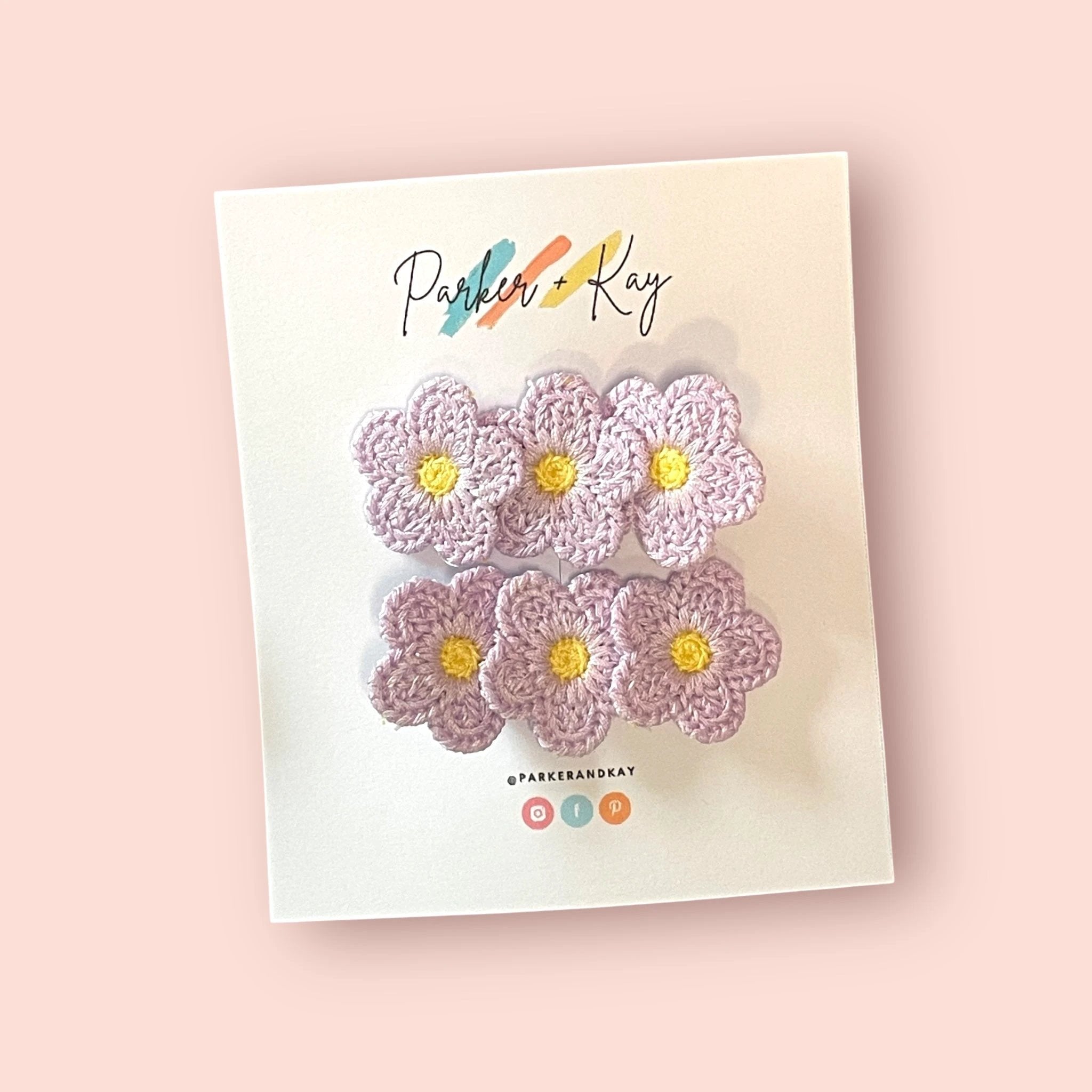 Bright Blooms Hair Clips by Parker + Kay Creative