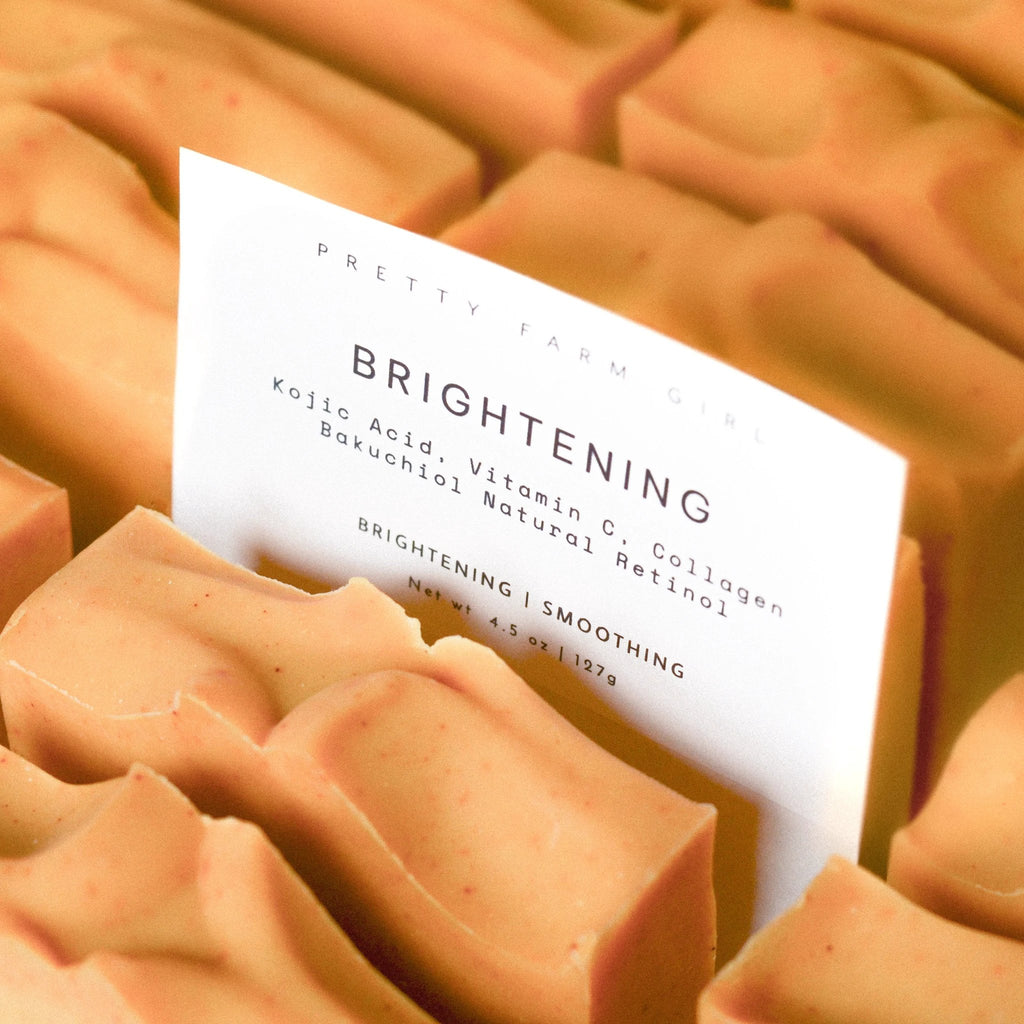 Brightening Vitamin C and Bakuchiol Soap Bar by Pretty farm girl